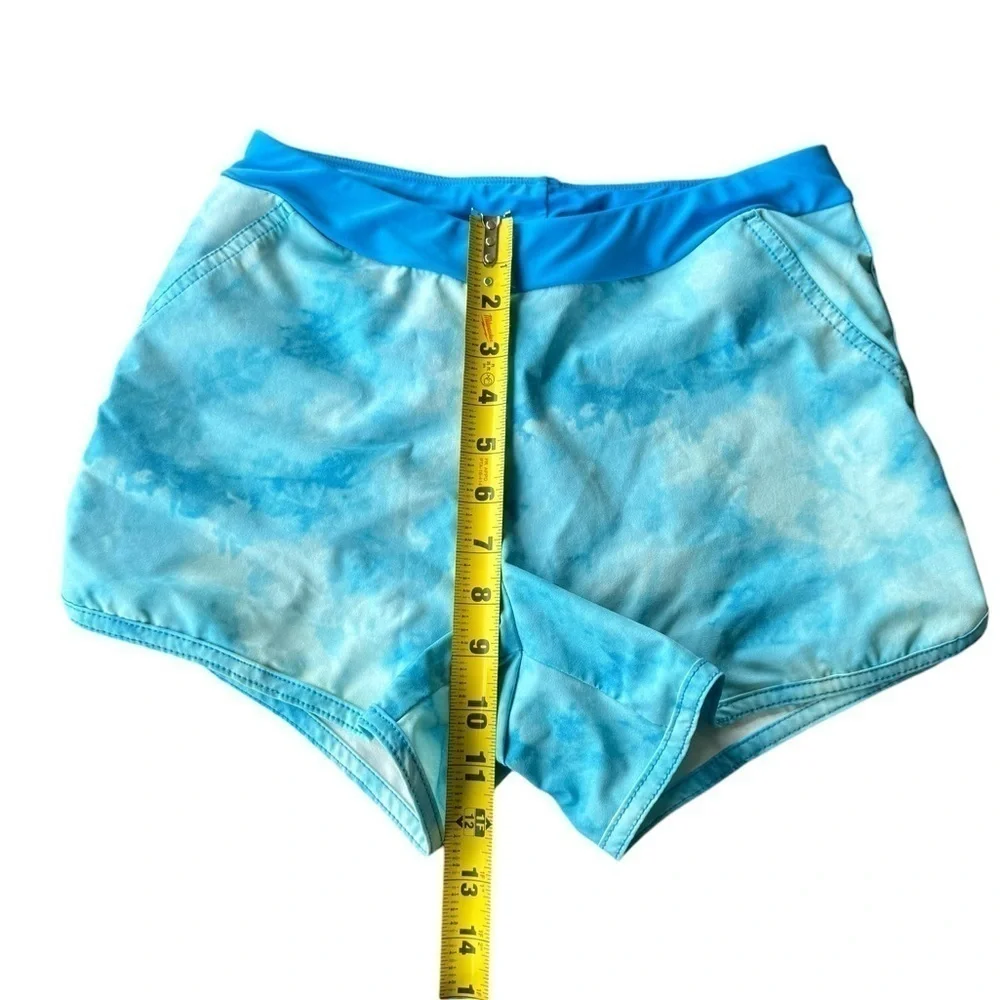 Lands’ End Swim Shorts Girls Size 14 Blue